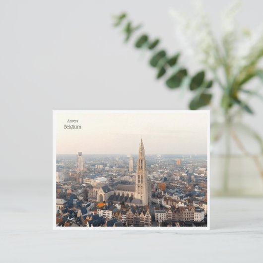 ヴィンテージ旅行ベルギーベルギーレトロ ポストカード (スタンド正面)