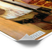 ヴィンテージ旅行ポスターを復元した美しいマラヤ ポスター (角)