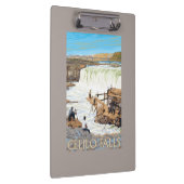 ヴィンテージ旅行ポスターを採取するCeliloの滝 クリップボード (右)