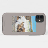 ヴィンテージ旅行ポスターを採取するCeliloの滝 Case-Mate iPhoneケース (裏面(横))