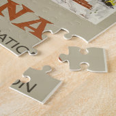 ヴィンテージ旅行ポスターアリゾナのポスター ジグソーパズル (側面)