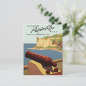 ヴィンテージ旅行ポスターアート、プエルトリコを発見！ (スタンド正面)