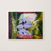 ヴィンテージ旅行ポスターアート、プエルトリコを発見！ ジグソーパズル (横)