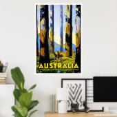 ヴィンテージ旅行ポスターオウ ポスター (ホームオフィス)