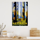 ヴィンテージ旅行ポスターオウ ポスター (キッチン)