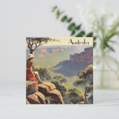 ヴィンテージ旅行ポスターオーストラリアキャニオン (スタンド正面)