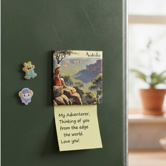 ヴィンテージ旅行ポスターオーストラリアキャニオン マグネット