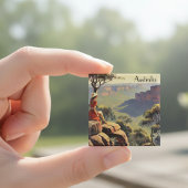 ヴィンテージ旅行ポスターオーストラリアキャニオン マグネット