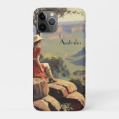 ヴィンテージ旅行ポスターオーストラリアキャニオン Case-Mate iPhoneケース (裏)