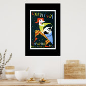 ヴィンテージ旅行ポスターカーニバルキューバハバナ ポスター (キッチン)
