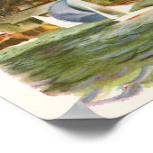 ヴィンテージ旅行ポスターサンフランシスコ湾フェリーボート ポスター (角)