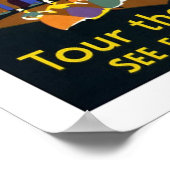 ヴィンテージ旅行ポスターシカゴワールドズフェア1934 ポスター (角)