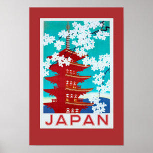 ヴィンテージ旅行ポスタージャパン ポスター