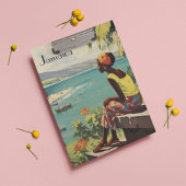 ヴィンテージ旅行ポスタージャマイカ人女性 クリップボード