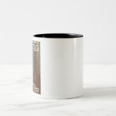 ヴィンテージ旅行ポスターセコイア国立公園キャンプ ツートーンマグカップ (中央)