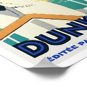 ヴィンテージ旅行ポスターダンケルクハーバーフランス ポスター (角)