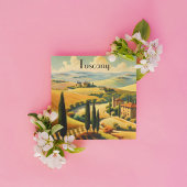 ヴィンテージ旅行ポスタートスカーナ地方