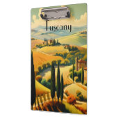 ヴィンテージ旅行ポスタートスカーナ地方 クリップボード (左)
