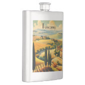 ヴィンテージ旅行ポスタートスカーナ地方 フラスク (右)