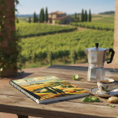 ヴィンテージ旅行ポスタートスカーナ、カスタマイズ可能 ノートブック