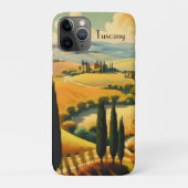 ヴィンテージ旅行ポスタートスカーナ、カスタマイズ可能 Case-Mate iPhoneケース (裏)