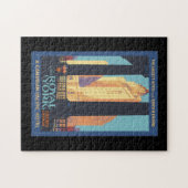 ヴィンテージ旅行ポスタートロントカナダ ジグソーパズル (横)