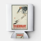 ヴィンテージ旅行ポスタードイツ 缶クーラー (裏面)