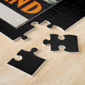 ヴィンテージ旅行ポスターニュージーランド ジグソーパズル (側面)