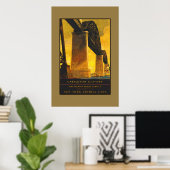 ヴィンテージ旅行ポスターニューヨーク中央線 ポスター (ホームオフィス)