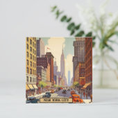 ヴィンテージ旅行ポスターニューヨーク (スタンド正面)
