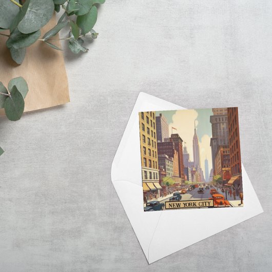 ヴィンテージ旅行ポスターニューヨーク