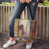 ヴィンテージ旅行ポスターニューヨーク トートバッグ