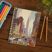 ヴィンテージ旅行ポスターニューヨーク プランナー手帳