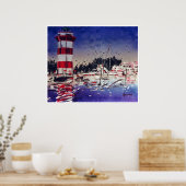 ヴィンテージ旅行ポスターヒルトンヘッドSC.プリント ポスター (キッチン)