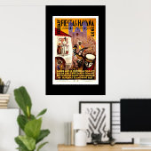 ヴィンテージ旅行ポスターフィエスタスハバナ・キューバ ポスター (ホームオフィス)