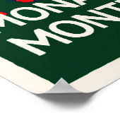 ヴィンテージ旅行ポスターフランス – モナコモンテカルロ ポスター (角)