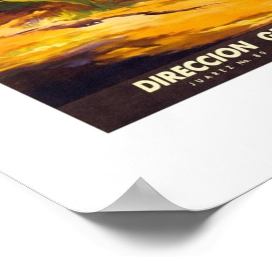 ヴィンテージ旅行ポスターメキシコ ポスター (角)