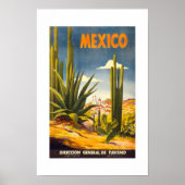 ヴィンテージ旅行ポスターメキシコ ポスター (正面)