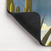 ヴィンテージ旅行ポスターメキシコ マウスパッド (コーナー)