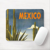 ヴィンテージ旅行ポスターメキシコ マウスパッド (マウス)