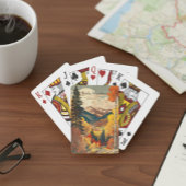 ヴィンテージ旅行ポスターロッキー山脈 トランプ