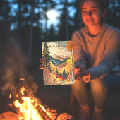 ヴィンテージ旅行ポスターロッキー山脈 トランプ