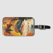 ヴィンテージ旅行ポスターロッキー山脈 ラゲッジタグ (正面横)