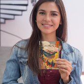 ヴィンテージ旅行ポスターロッキー山脈 箔シーズンポストカード