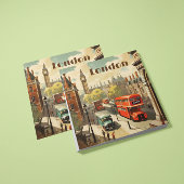 ヴィンテージ旅行ポスターロンドンシティセンター