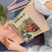 ヴィンテージ旅行ポスターロンドンシティセンター ノートブック