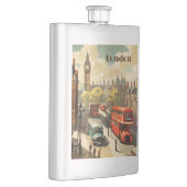 ヴィンテージ旅行ポスターロンドンシティセンター フラスク (右)