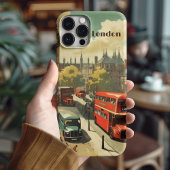 ヴィンテージ旅行ポスターロンドンシティセンター Case-Mate iPhoneケース