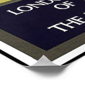 ヴィンテージ旅行ポスターロンドンスコットランド ポスター (角)