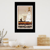 ヴィンテージ旅行ポスターロンドン ポスター (キッチン)